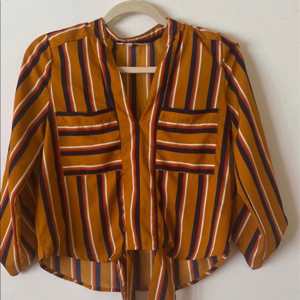 Indulge striped blouse
